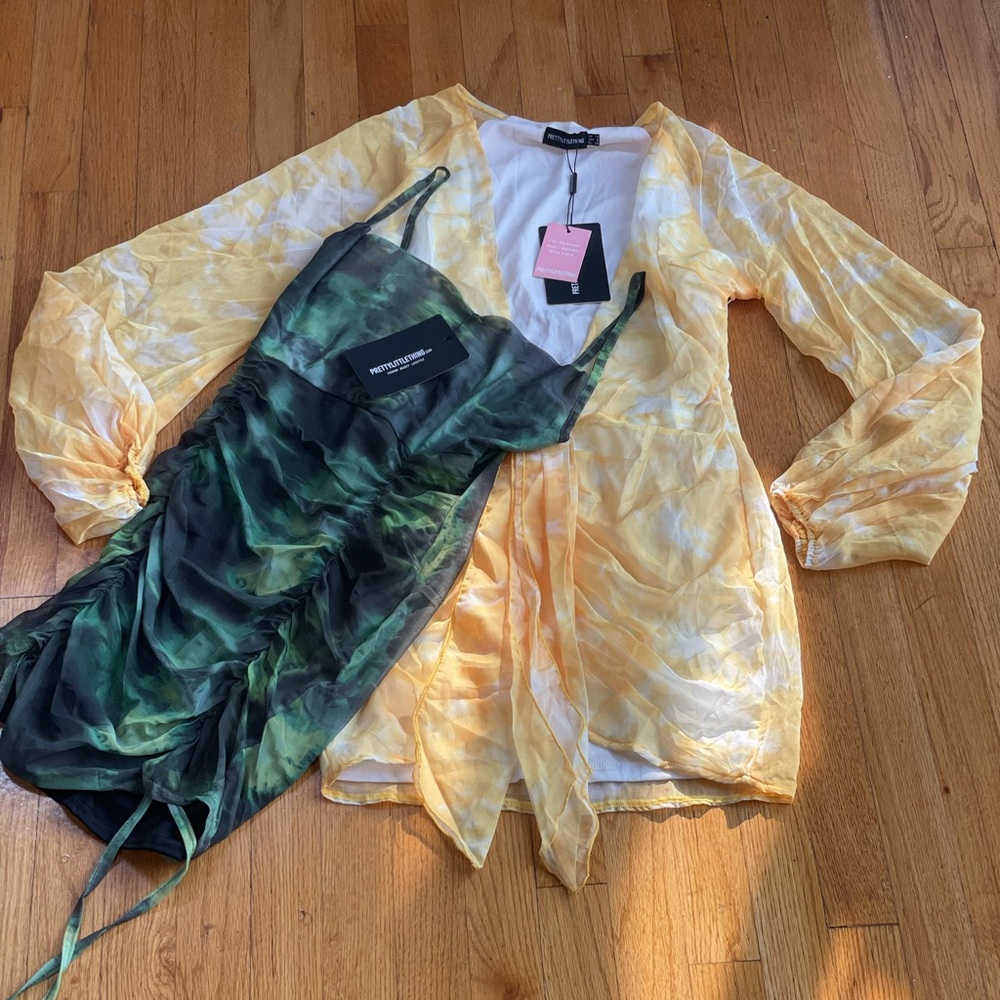 Yellow and Green Dress Bundle